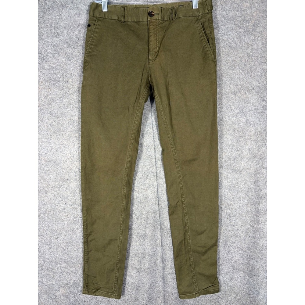 Scotch & Soda Mott Slim Fit Chino Pants Olive Green Mens 30/32 158343-20-FWMM